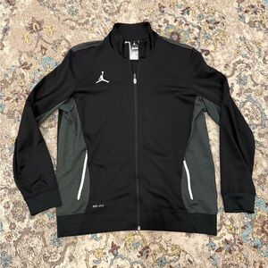 Jordan Black and Gray Dri-FIT Jacket